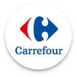 Carrefour logo travaille avec 3Bee